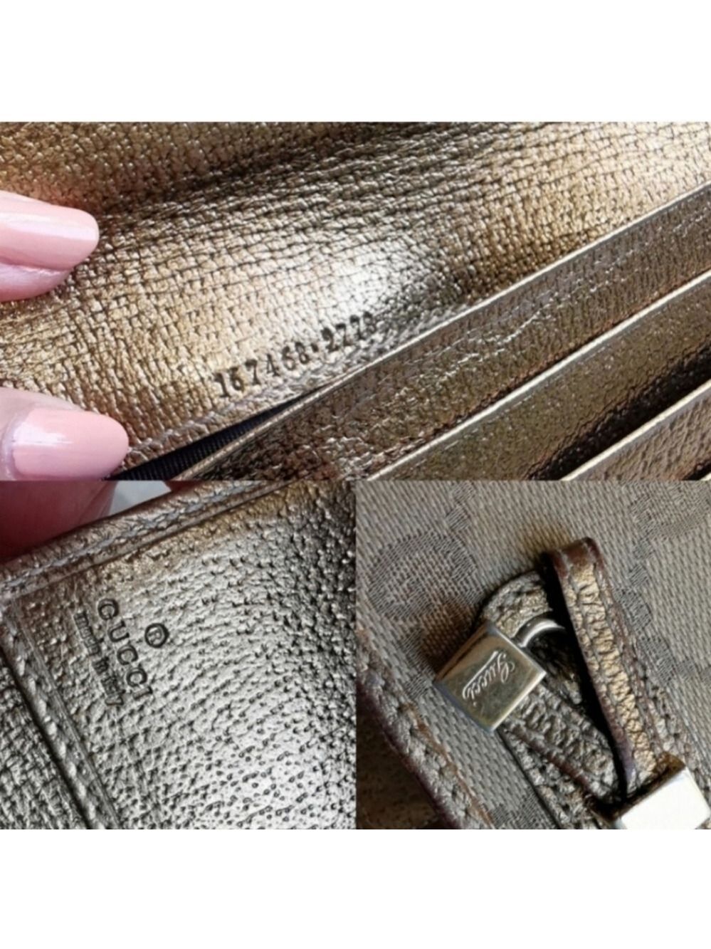 Authentic Vintage Gucci GG Supreme Bow Continental Wallet - Picture 12 of 12